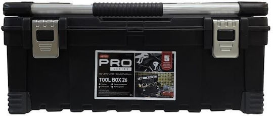 Keter Pro Series Hand Tool Case Plastic Dimensions: W66xD26.6xH28.7cm