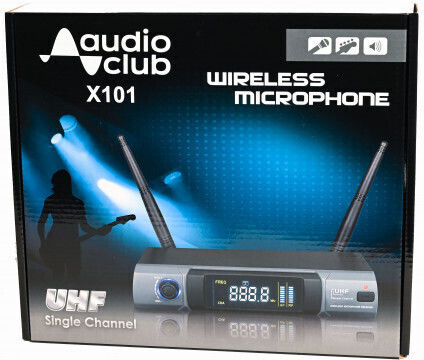 Audio Club X101 Wireless Handheld Microphone for Vocals