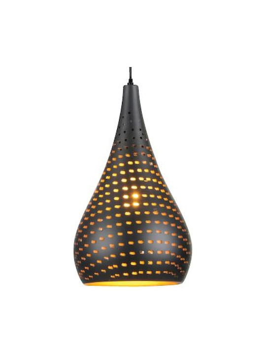 Geyer Iron Pendul Suspendat Negru Pentru 32 Becuri E27 200x400cm