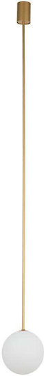 Nowodvorski Kier L Pendant Light Gold Ball with Socket G9 16x140cm