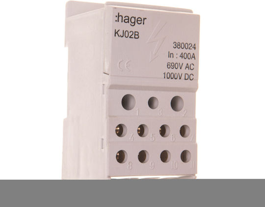 Hager Power Distribution Block Busbar 1P 400A KJ02B