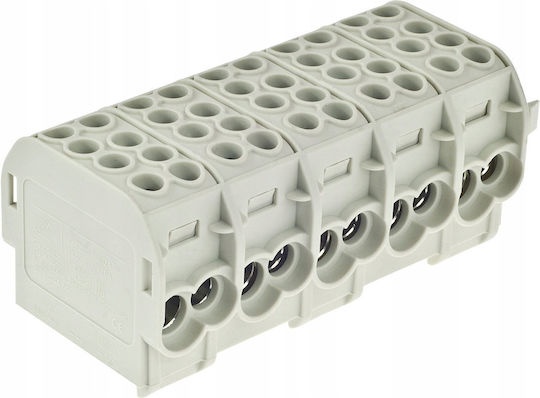 Pieciopoly Klemmenblock Zgx 5x 1x25/2x16 Mm2 Grau Ene-00511