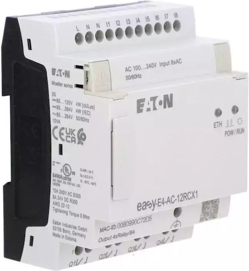 Eaton Ρελέ Ράγας Ισχύος με Τάση 120V