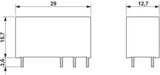 Phoenix Contact Монополюсен Щепсел За Захранване 230V 16A