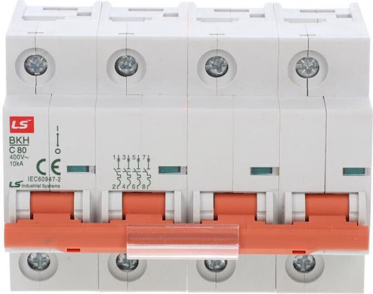 LS Siguranță automată 80A Tetrapolară AC 06110362R0