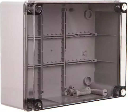 Elettrocanali Surface Mounted Electrical Box Branching IP55 Transparent