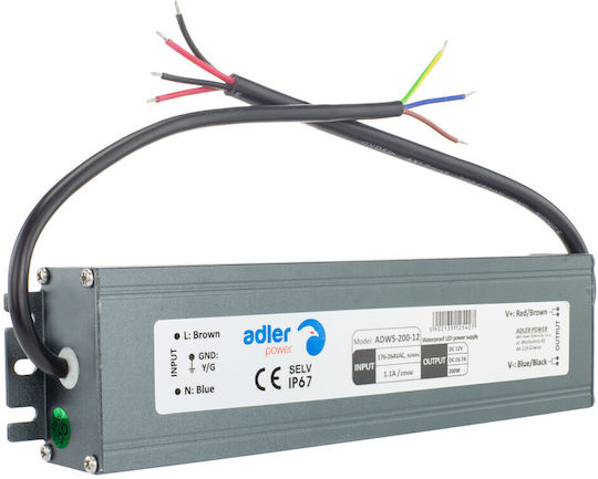 Adws-200-12 Power Supply Adler Adws Power Supplies Led Power Supply 12v/16.7a Ultra