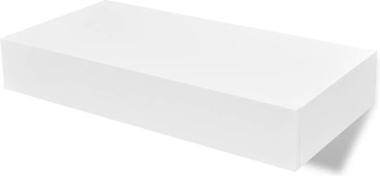 Ράφια (2τμχ) 48x25x8εκ. Λευκά Ράφια (2τμχ) 48x25x8εκ. Λευκά