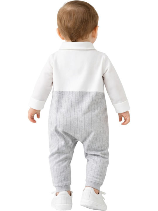 TakTakBaby Babystrampler Langärmliges Gray