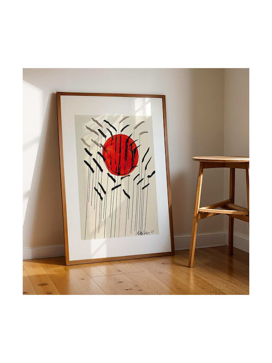 Poster Calder Cattails Red Sun Art119 50cm X 70cm