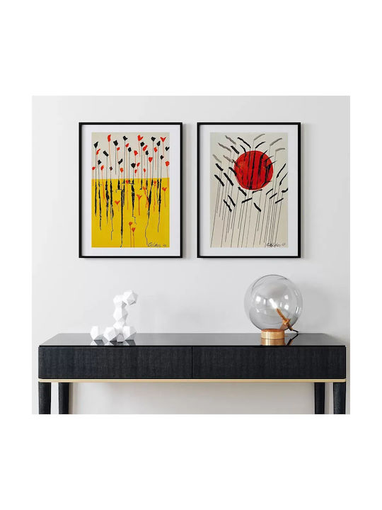 Poster Calder Drops Art120 50cm x 70cm