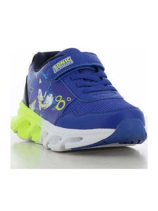 Sonic Kinder Sneaker mit Bügel- und Schleifenverschluss Blau