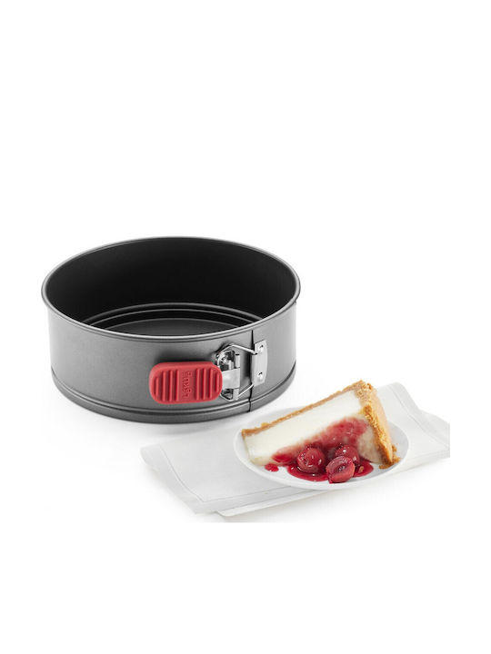Lekue Backformen und Tabletts für Torte Rund Keramik mit Abnehmbarer Boden 20x20cm