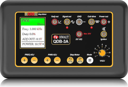 Tester Actuator Auto Qdb-3a – Simulator Driver Pwm 12v/24v Ecran Color 1.8" Măsurare Tensiune Rezistență Test Bobină Injector Motor Pas cu Pas