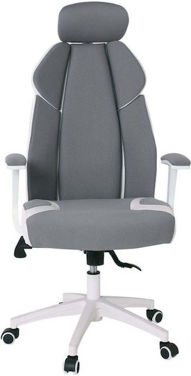 Cf8300 Καρέκλα Διευθυντική με Ρυθμιζόμενα Μπράτσα Γκρι