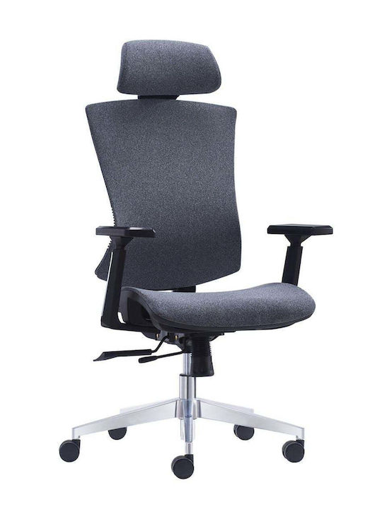 Executive Office Chair with Arms Gray