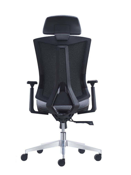 Executive Office Chair with Arms Gray