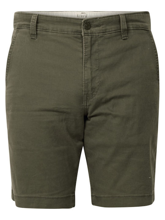 Herren Shorts Chino Oliv