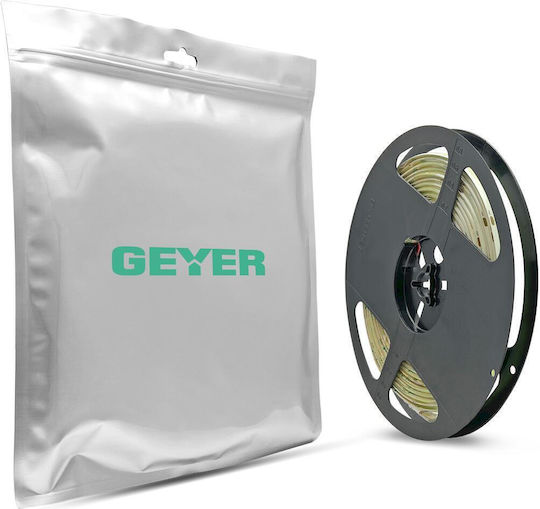 Geyer Waterproof LED Strip 24V Yellow Light 5m Type COB