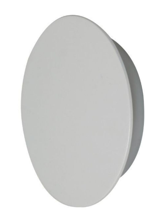 ARlight CT 8501 WH Επιτοίχια Εξωτερική Πλαφονιέρα LED IP44 5W με Φυσικό Λευκό Φως
