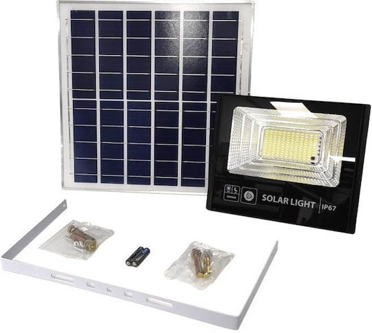 Waterproof Solar LED Floodlight 200W Cold White 6500K with Remote Control IP67