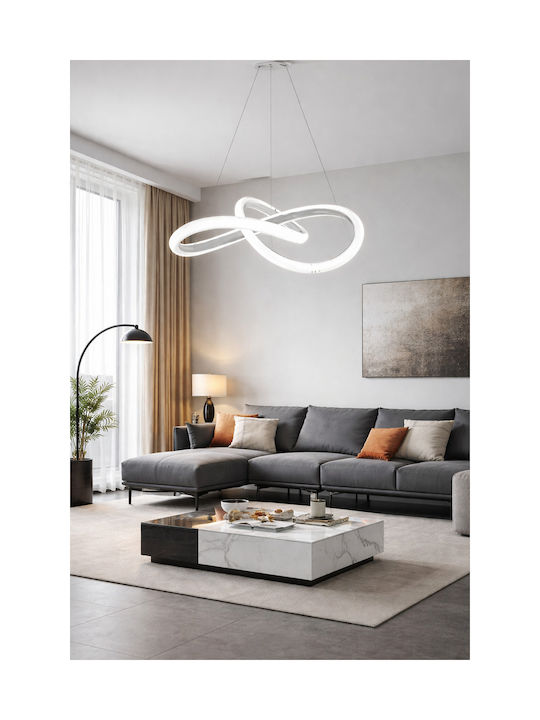 Universo Illuminazione Lustră Alb 55x120cm.