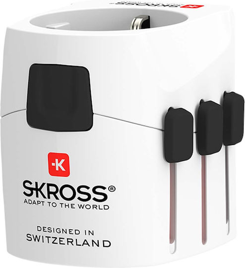 Skross Αντάπτορας Πρίζας από Universal σε Universal