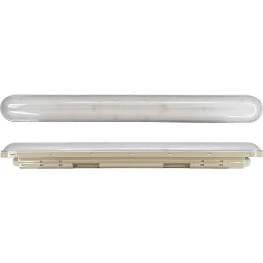 Geyer Led Batten T8 18w 4000k Ip65 0.6m 2880lm Ik08 Double Connection