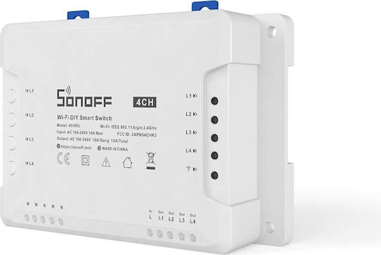 4CHPROR3 Интелигентен Превключвател 4 Канала Wi-Fi И RF