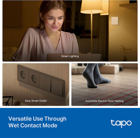 TP-LINK Tapo S110E Интелигентен Превключвател Wi-Fi и Bluetooth 10A