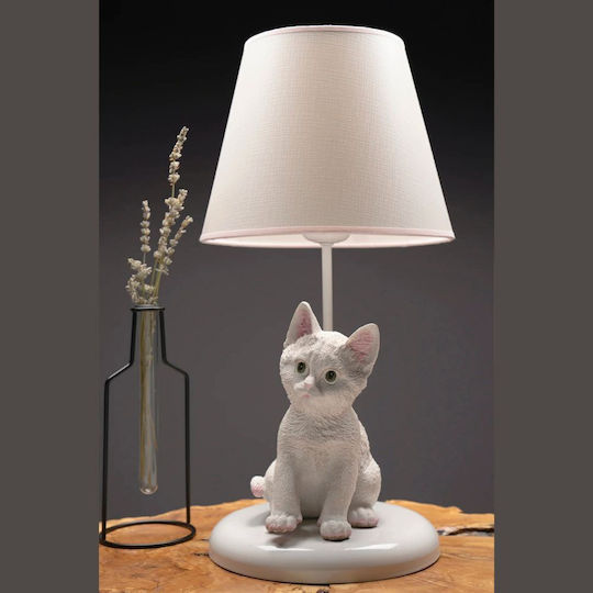 ARlight Table Lamp for Socket E27 with White Shade and Base