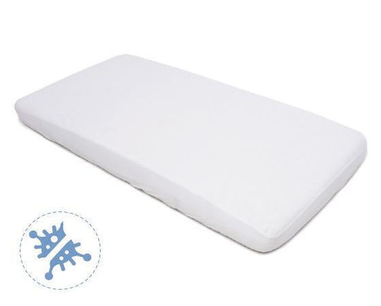 Kikka Boo Protecție Impermeabilă Antibacteriană Pentru Saltea Bebe Pentru Pătuț cu Bandă 120x60cm