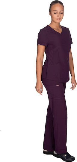Alezi Women's Purple Pants & Blouse Set