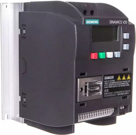 Siemens Sinamics V20 Ρυθμιστής Στροφών Basic Converter 0.55KW Unfiltered 0.55kW 6SL32105BE155UV0