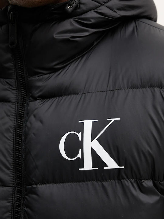 Winter Puffer Jacket Waterproof Black