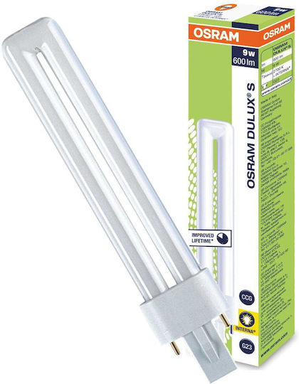 Ledvance Dulux S Lampă Fluorescentă Pentru Bază De Bec G23 9W
