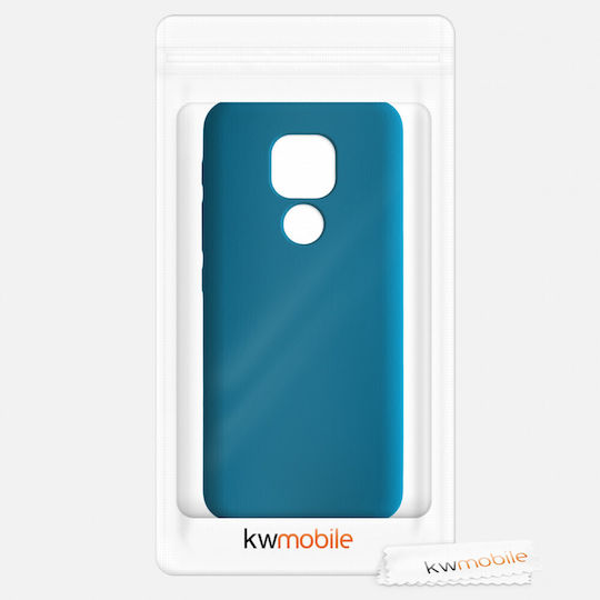 KWmobile Back Cover Σιλικόνης Πράσινο (Moto E7 Plus)