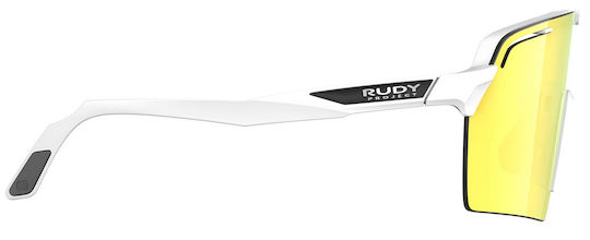 Rudy Project Γυαλιά Ποδηλασίας με Ασημί Σκελετό και Χρωματιστούς Φακούς