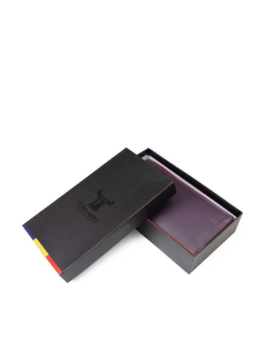 Portofel De Damă Mic Din Piele Cu RFID Violet