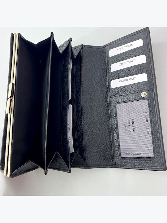 Leather Women's Wallet Black