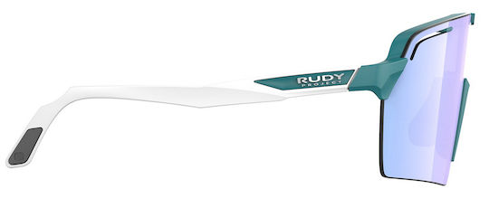 Rudy Project Γυαλιά Ποδηλασίας με Λευκό Σκελετό και Φωτοχρωμικούς Φακούς