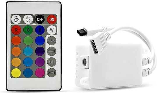Geyer Ασύρματο RGB Controller IR με Τηλεχειριστήριο L24KIR1272