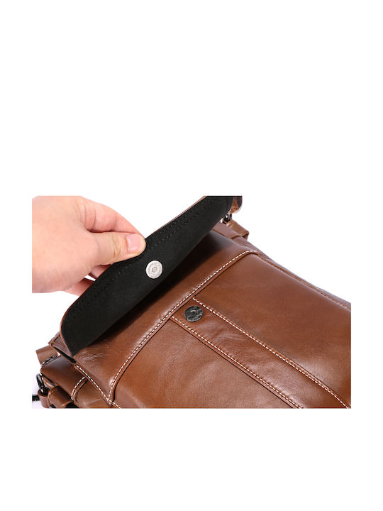 Leather Men's Bag Shoulder / Crossbody Brown