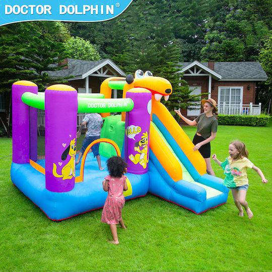 Fun Baby Inflatable with Trampoline & Slide for Ages 3+