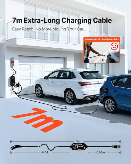 Vevor Portable Three-Phase Charging Station 22kW with Built-in Cable Type 2 (OGBXCDQPM22KJTVAL001V2)