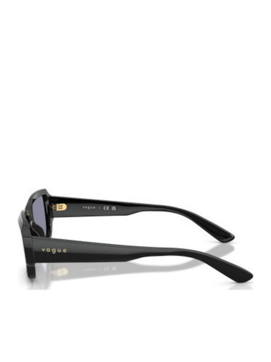 Vogue Unisex Sunglasses with Black Frame and Black Lens VO5693SU W44/1