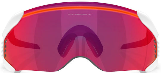Oakley Γυαλιά Ποδηλασίας Prizm με Λευκό Σκελετό και Χρωματιστούς Φακούς