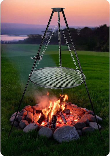 Garden Grill Berdsen 80 Cm Black Maximum Height 180 Cm Weather-Resistant