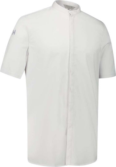 Le Nouveau Chef Rashguard Bucătar Bumbac Alb cu Mâneci scurte