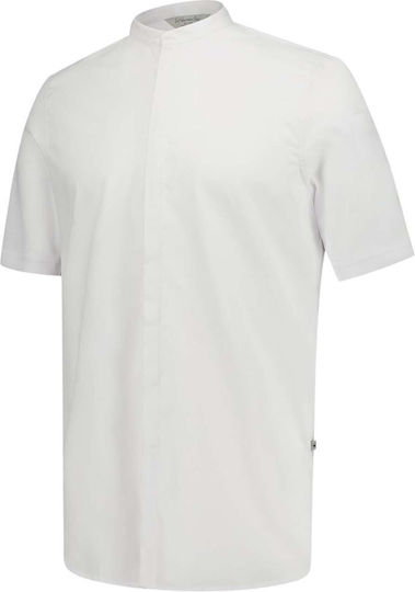 Le Nouveau Chef Rashguard Bucătar Bumbac Alb cu Mâneci scurte